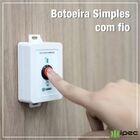 Botoeira Simples Com Fio Branca Ipec