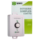 Botoeira Simples Com Fio Branca Ipec