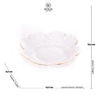 Bowl 2pç Cristal 18cm C/ Borda Dourada Taj - Wolff