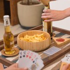 Bowl Canelado De Bambu Oikos 19cm Redondo