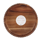 Bowl Canelado Grande de Acácia Oikos