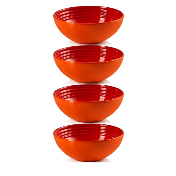 Bowl Cereais Le Creuset Cerâmica 16cm Laranja 4 Und