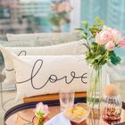 Bowl Coração Borda Dourada M