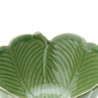 Bowl Cumbuca Tigela De Cerâmica Banana Leaf Verde 13x7cm | Ca