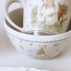 Bowl De Cerâmica Collection Tigela Páscoa Coelho Easter 570ml