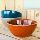 Bowl de Cerâmica Redondo Kit 3 Tigelas Clean para Sobremesas