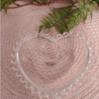 Bowl De Coração Cristal Pearl Wolff 12x10x4cm