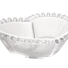 Bowl De Coração Cristal Pearl Wolff 15x13x5cm