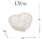 Bowl De Cristal De Chumbo Coração 13 5 X 12 5 X 5 Cm