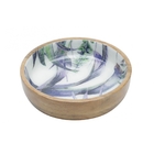 Bowl De Madeira Flower 20x5cm