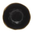 Bowl De Porcelana Dubai Preto E Dourado 7cm X 15cm - Wolff