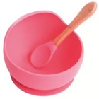 Bowl De Silicone Papinha P/bebê Turminha Guara - Rosa