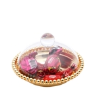 Bowl Dourado Com Tampa