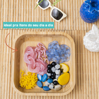 Bowl Em Bambu Quadrado-oikos Natural U