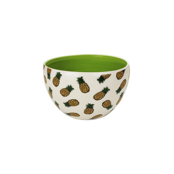 Bowl Em Cerâmica Bencafil Abacaxi 8 5cm