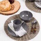 Bowl Em Cerâmica Copa Cia Color Home 550ml Grafite