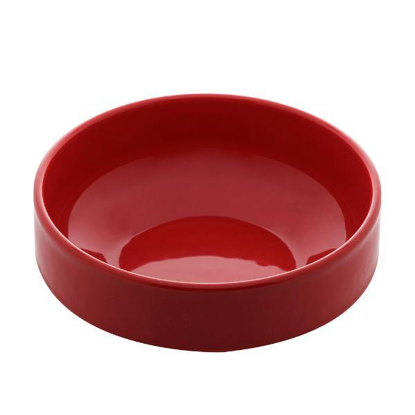 Bowl Em Cerâmica Wolff Vadim 16x6cm Vermelho