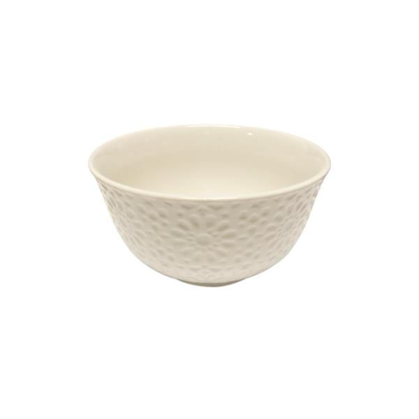 Bowl Em Porcelana Lyor New Bone Garden 12cm Branco