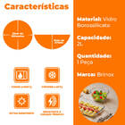 Bowl Em Vidro Brinox Cheff 17x9 5cm Incolor