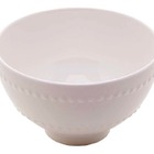 Bowl Lyor New Bone Pearl Branco De Porcelana 11,5cm X 7cm