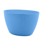 Bowl Oval De Bambu E Pp Azul 24 5cm X 18cm X 14cm - Lyor
