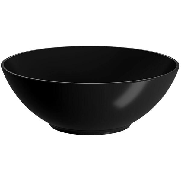 Bowl Plástico Cumbuca 500ml Preto Redondo Cozy Coza Cereal Pe