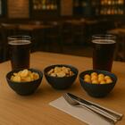 Bowl Plástico Cumbuca 500ml Preto Redondo Cozy Coza Cereal Pe