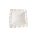 Bowl Quadrada Em Cerâmica Branco