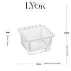 Bowl Quadrado De Cristal De Chumbo Coração 8 5 X 8 5 X 5 Cm |