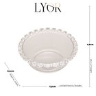 Bowl Raso De Cristal Coração Transparente 11,5cm