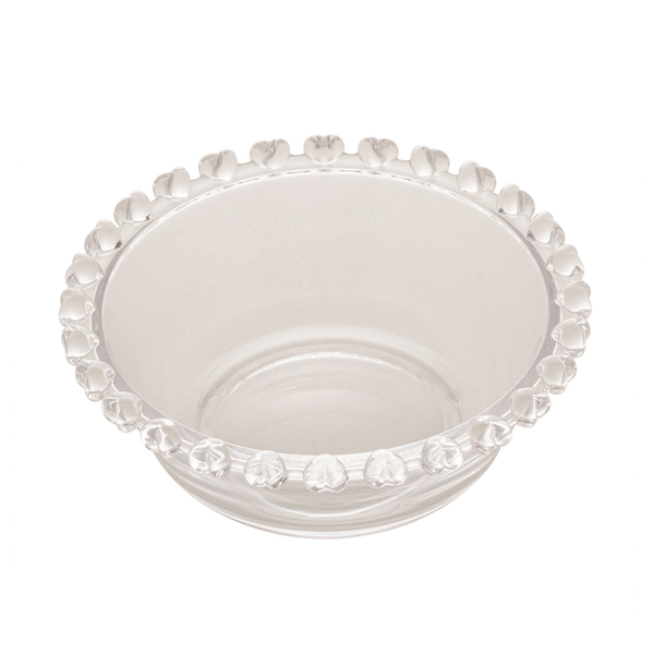 Bowl Raso De Cristal Coração Transparente 11,5cm