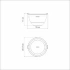 Bowl Tramontina Cucina Em Aço Inox Com Tampa Plástica 19 Cm 1