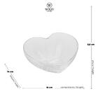 Bowl Vidro Heart 15x14x6cm