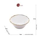 Bowl Wolff Bambu De Melamina Branco 15cm X 6cm