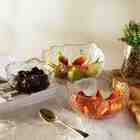 Bowl Wolff Taj De Cristal Borda Dourada Incolor 13cm X 6,5cm