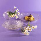 Bowl Wolff Taj Flor De Cristal Incolor 24,5cm X 4cm