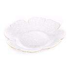 Bowl Wolff Taj Flor De Cristal Incolor 24,5cm X 4cm