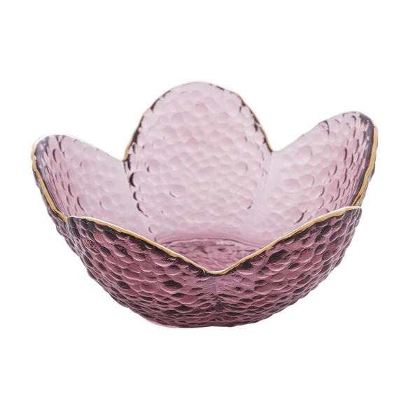 Bowl Wolff Taj Flor De Cristal Rosa 12cm X 6cm