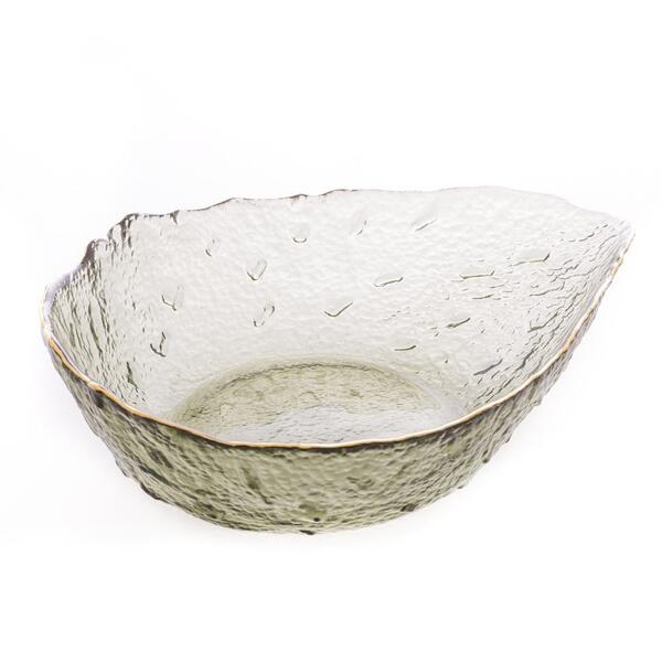Bowl Wolff Taj Gota De Cristal Verde 21,5cm X 15,5cm X 6cm