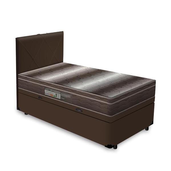 Box Baú + Cabeceira Provença E Colchão Solteiro - Ortobom - L