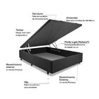 Box Bau Basic Abertura Frontal  Preto