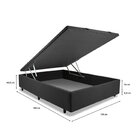 Box Bau Basic Abertura Frontal  Preto