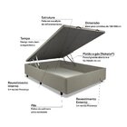 Box Bau Basic Abertura Frontal Yescasa Bege