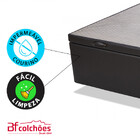 Box Baú Casal 138x188cm Courvin Bf Colchões