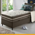 Box Baú Com Colchão De Molas Classic Solteiro King