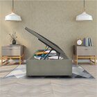 Box Bau Italian Abertura Lateral   Bege