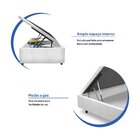 Box Bau Italian Abertura Lateral  Cinza