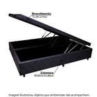 Box Baú King 192x203x35 Linhão - Preto