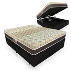 Box Baú Super King + Colchão Molas Ensacadas - Castor - Class