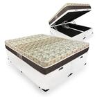 Box Baú Super King + Colchão Molas Ensacadas - Castor - Class